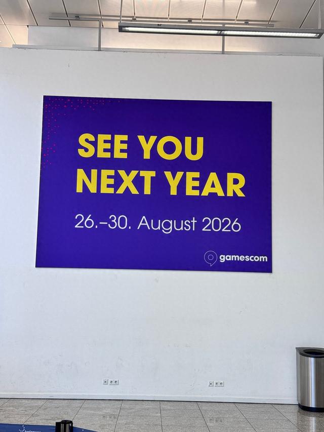 2026年gamescom科隆游戏展定档8月26日 ~8月30日