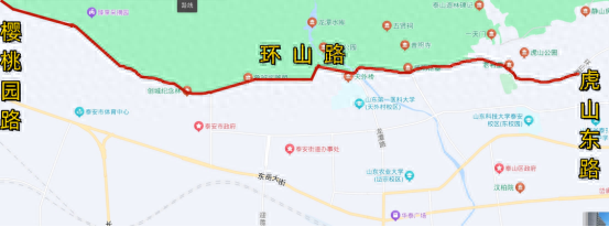环山路客流量大，泰安交警提示可在三条路线绕行…