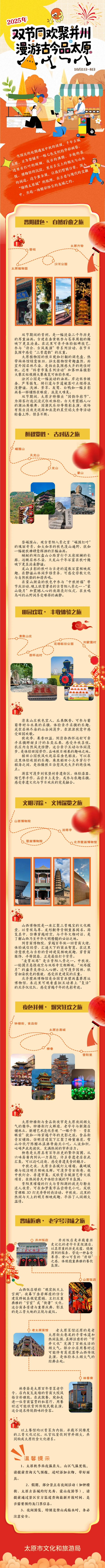 2025双节同欢聚并州 漫游古今品太原 旅游线路篇
