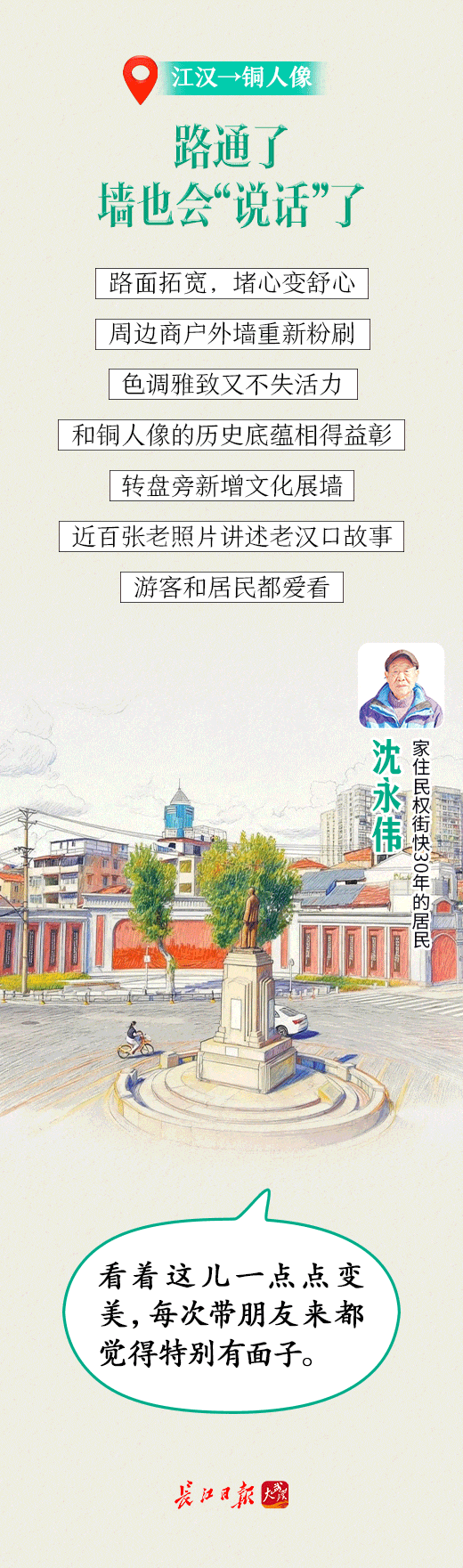 铜人像！“带朋友来逛，特别有面子”！