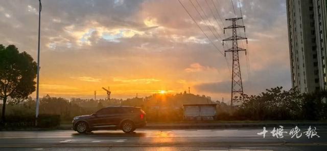 今早，在十堰拍下的！太惊喜了