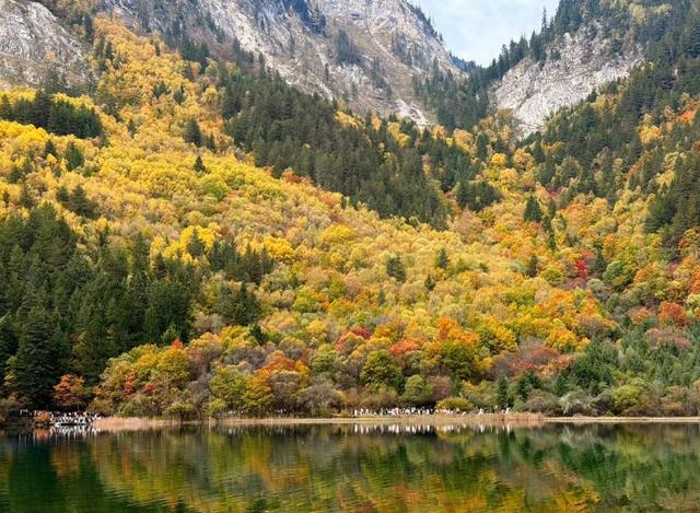 九寨沟的颜值巅峰：层林尽染、海子映彩