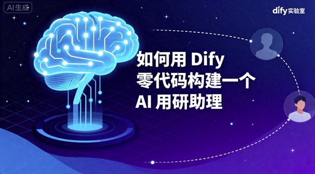 用 Dify 零代码搭建 AI 用研助理，5分钟完成100个虚拟用户调研