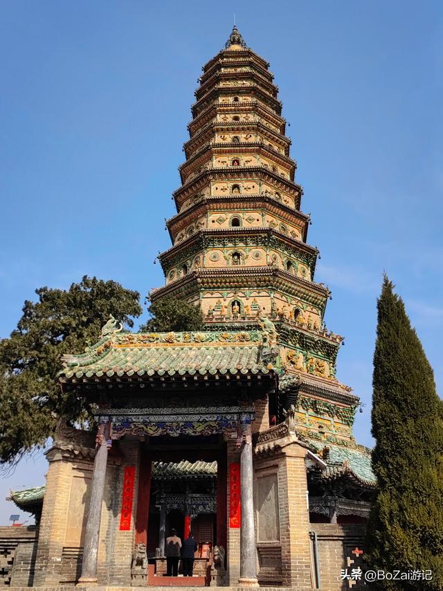 打卡广胜寺,看飞虹塔绝美琉璃,赏元代壁画孤例