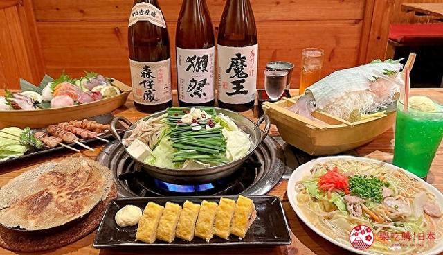 福冈居酒屋「九州创作酒场博多笑门」：离车站30秒，制霸九州美食