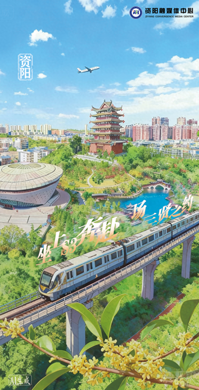 Ai海报 | 文旅创新怎么玩？资阳早把惊喜藏进烟火里！