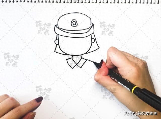 简笔画五星红旗如何画（国庆节学画卡通人物简笔画）
