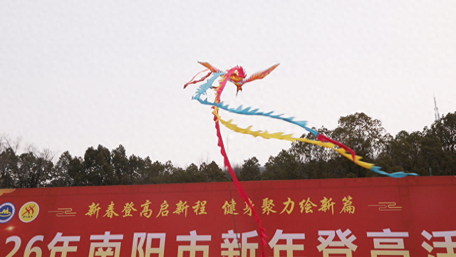 2026年南阳市新年登高活动在独山森林公园举行