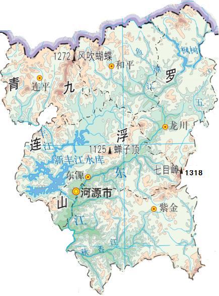 广东省河源市简介