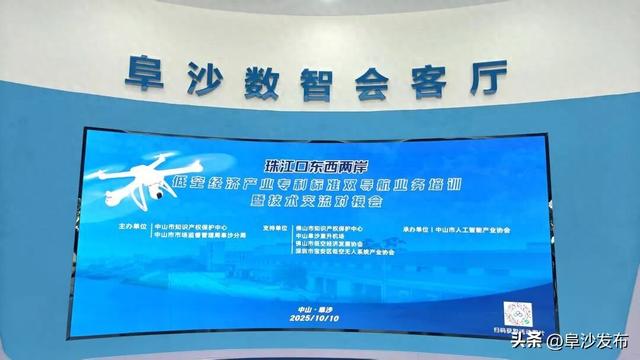 珠江口东西两岸低空经济产业“专利标准双导航”培训暨技术交流对接会在阜沙成功举办