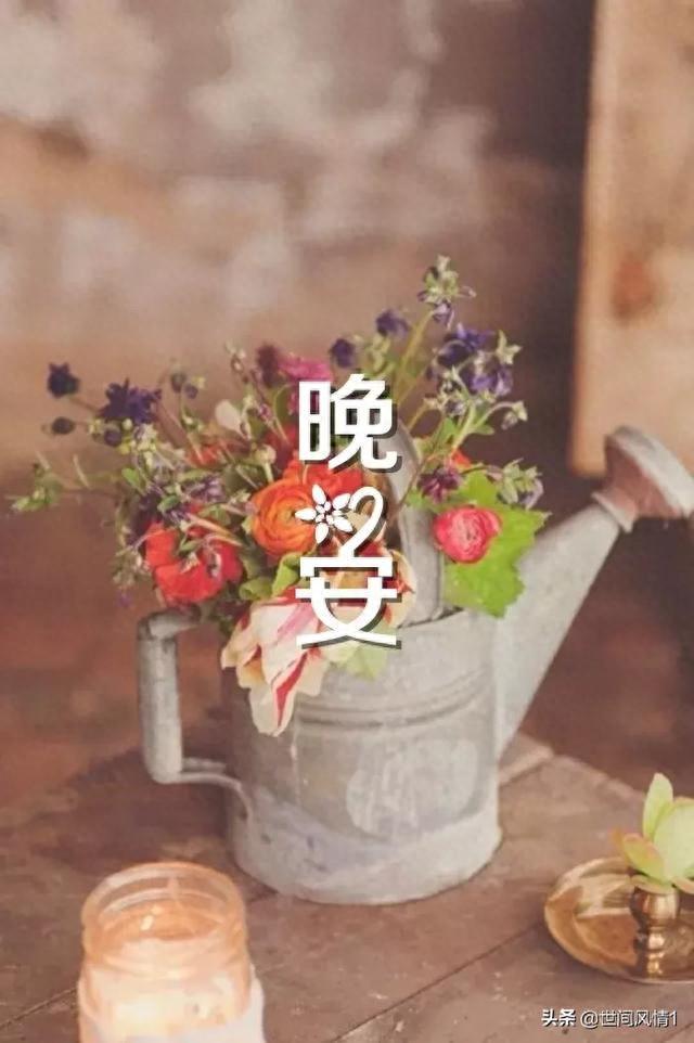 最唯美的说说带图片（睡前晚安唯美的句子 晚安图片带字）