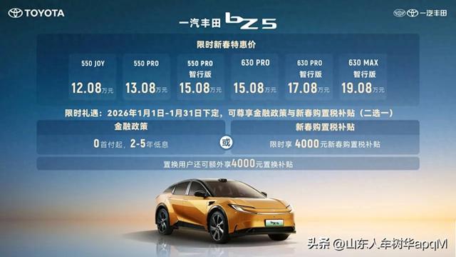 丰田品质B级纯电家轿9.38万智能安全科技个性化—我的顺口溜1229