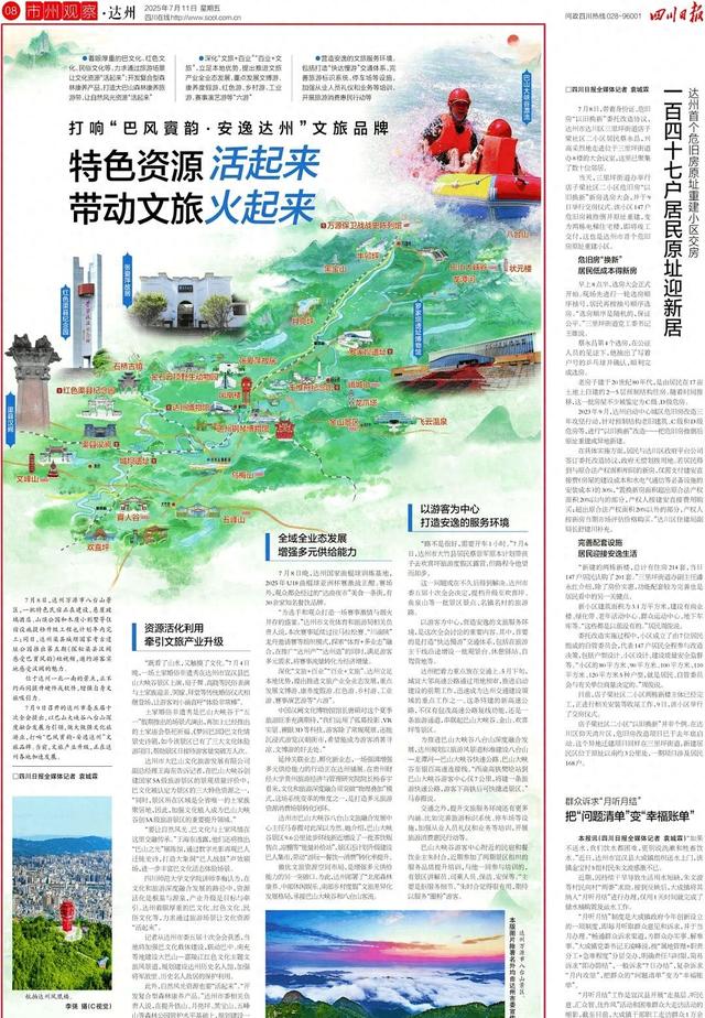 今天，《四川日报》再次关注达州！