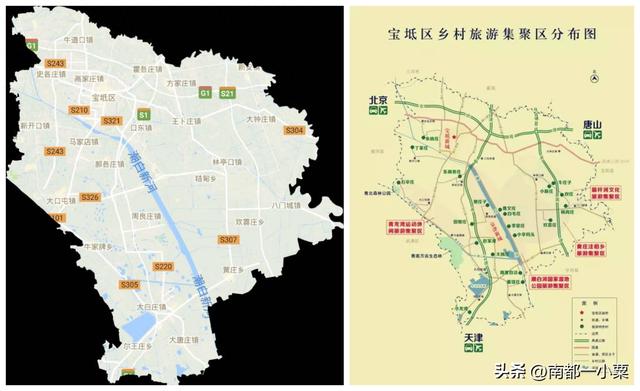 天津宝坻，四大古镇