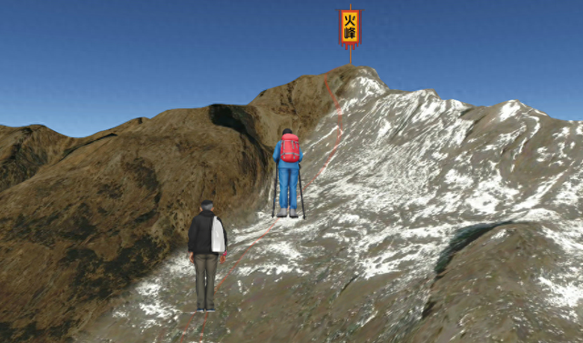 六旬夫妻徒步雪岭火峰，妻子走在前面坠崖遇难，经验反而害了她