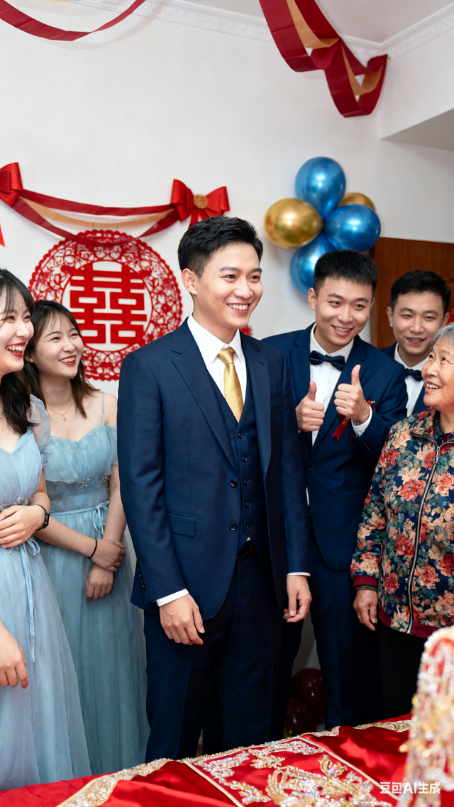 朋友秀恩爱的幽默回复（新郎高情商接亲回答赢得周围人夸赞）