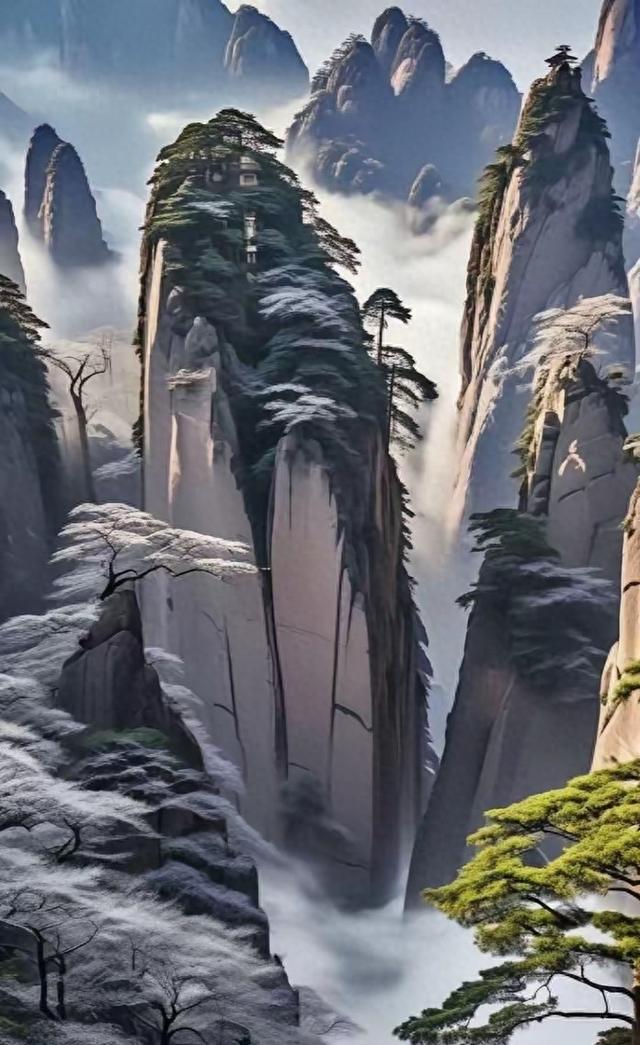 云介松影入烟岚