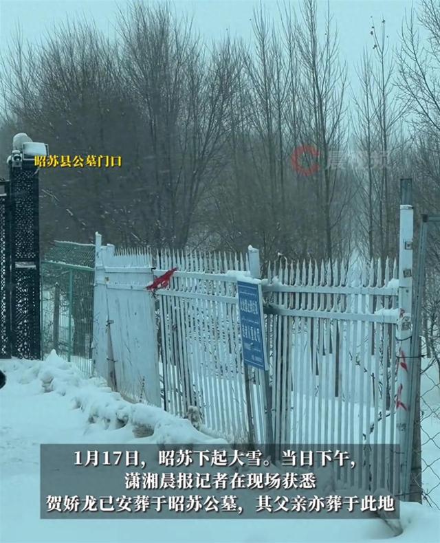 贺娇龙已安葬昭苏当地公墓，那里长眠着她的父亲	，其母亲发声：让她静静地离开吧；当地花店老板：很多人委托送花