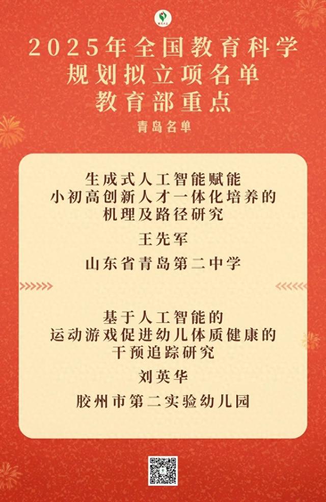 好消息！青岛两项上榜！