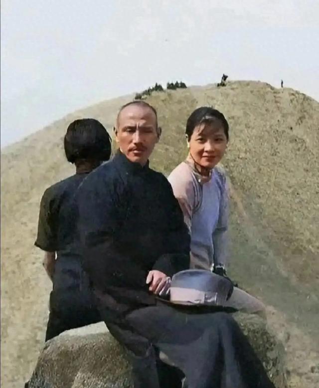 蒋介石和宋美龄的真实容颜,是这个样子的,珍贵的合影