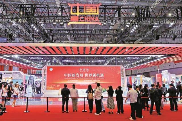 进博会人文交流展区面积为历届之最