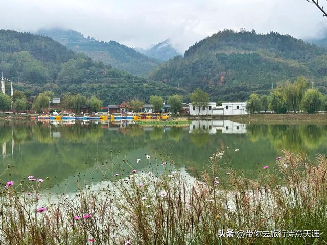 陕南石泉县后柳古镇汉江三峡