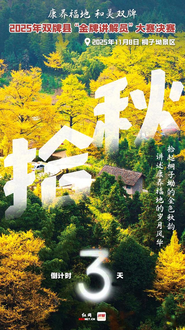 拾秋正当时！2025年双牌县“金牌讲解员”大赛决赛倒计时3天