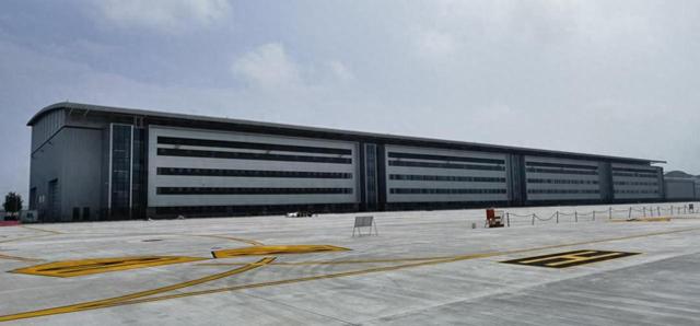 天保建设公司空客二线项目最大单体建筑209号总装厂房竣工交付