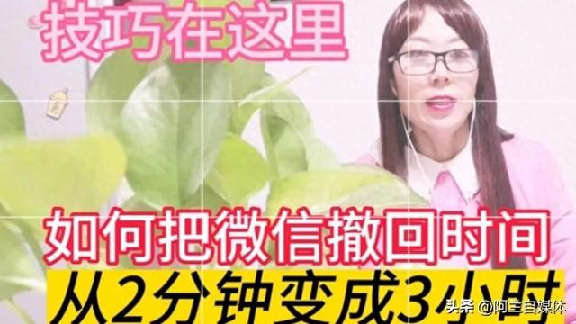 微信超时撤回小工具（如何把微信撤回时间）