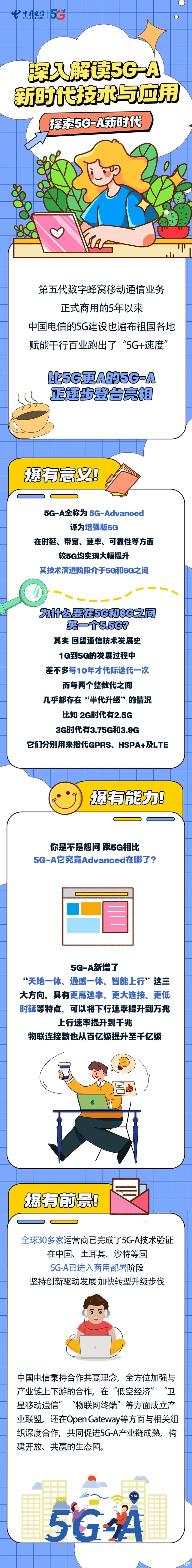 中国电信探索5G-A新时代