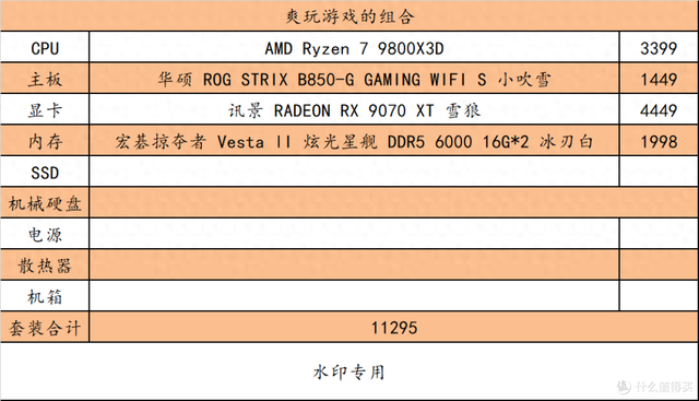 记住这些 AMD 装机组合，玩游戏很爽！整套平台寿命又很长！