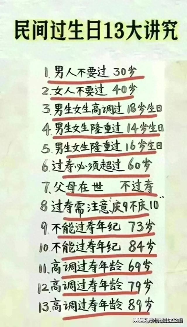 生日的简介（生日不能乱过）