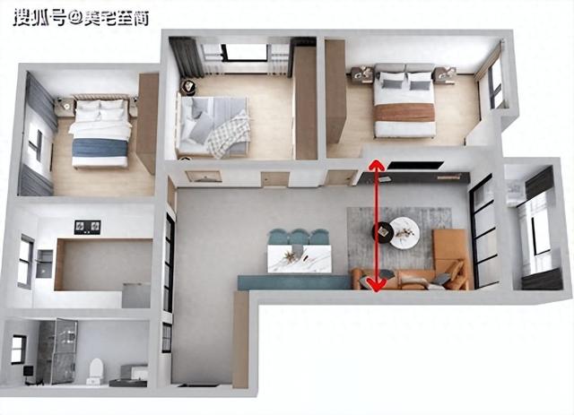 常规套三户型优化（经典三居户型大优化）