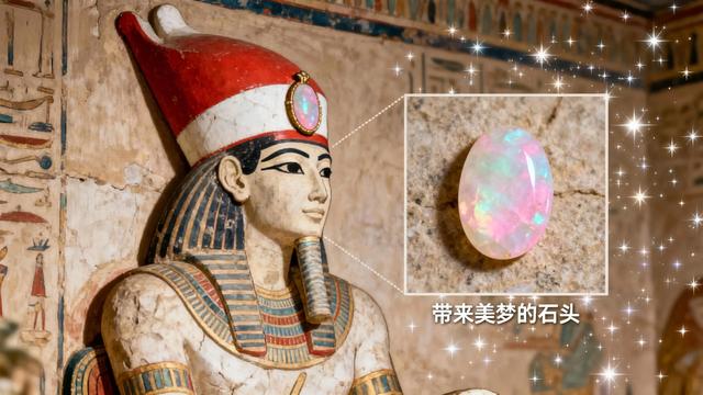 造梦西游4法老图片（古埃及有多爱欧泊法老王冠上的造梦石）