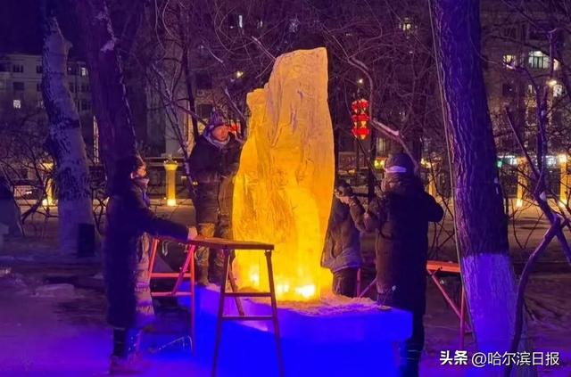 兆麟公园“闭关”中……一场冰雪视觉盛宴即将开启！