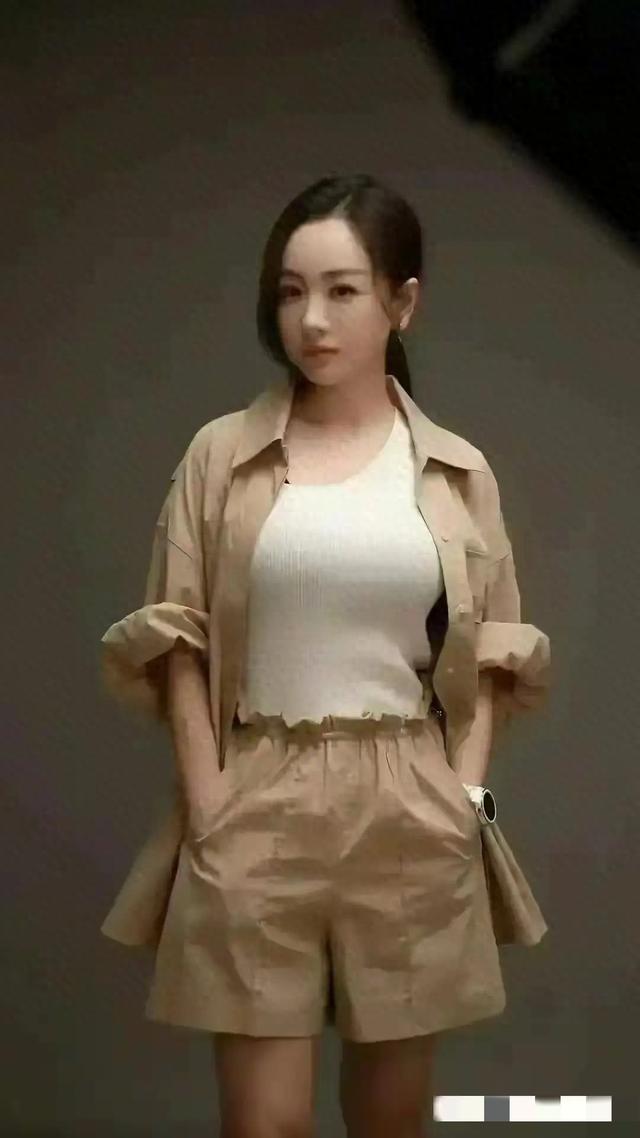 杨蓉这胸是真的吗？跟两个足球一样了，真的非常好看了