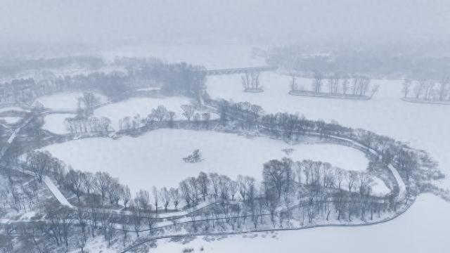 寒江雪柳入画来 长春北湖湿地变身现实版“水墨诗境”