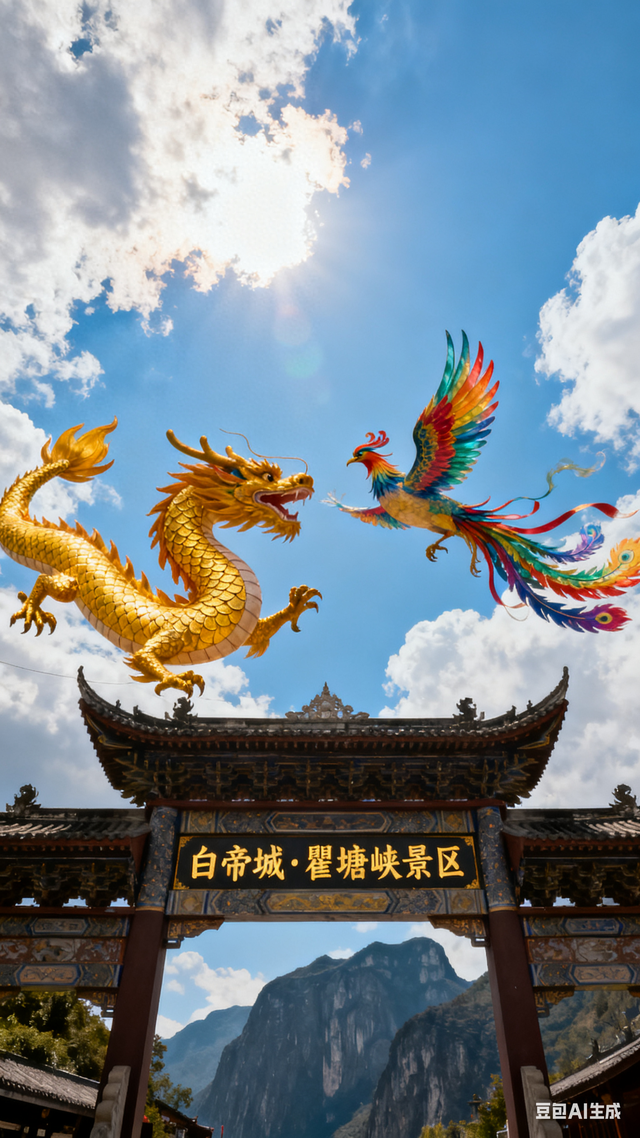 无双道龙赵小荣游记《 一笔祥龙行天下 》（一二五）白帝城·瞿塘峡