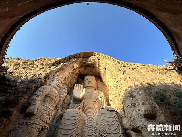 一部手机游甘肃丨天梯山石窟：祁连山下，碧水丹霞间的千年佛光