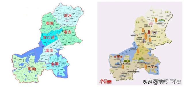 江苏淮安及其四大古镇