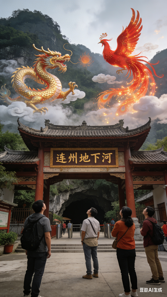 无双道龙赵小荣游记《 一笔祥龙行天下 》（一七二）连州地下河游记