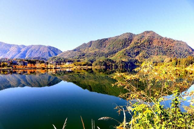山水相融的绥宁县花园阁湿地公园