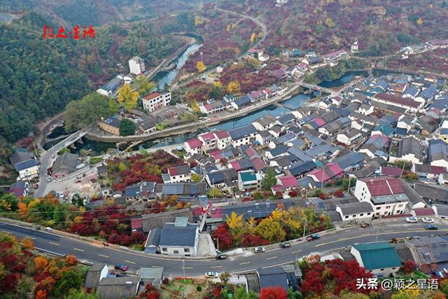 赏秋胜地北溪村，三桥并列，时代变迁的见证