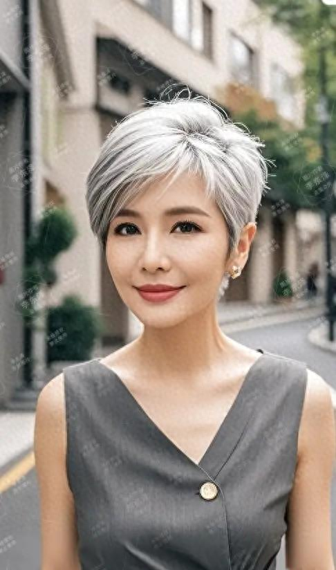 最具人气的女士流行发型推荐（女性满头白发不想染发就剪这12款今年流行发型）