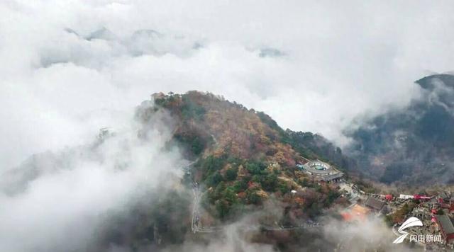 组图丨岱宗秋深 云涛漫染“仙”气十足