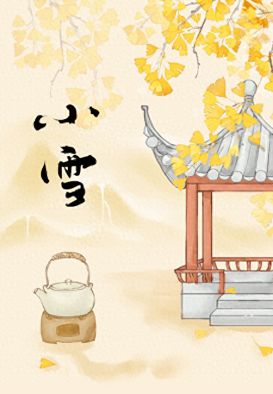 祠堂小雪 | 满地翻黄银杏叶