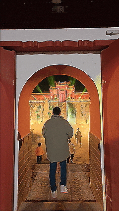 打铁花+漫飞雪+玩穿越！荆州惊现冰火仙侠夜