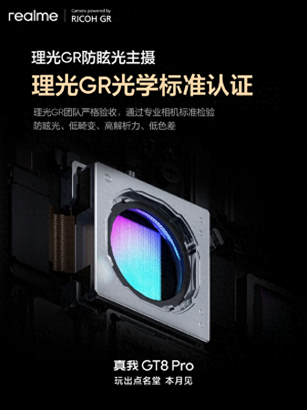 真我GT8 Pro首发理光GR认证主摄：实现三大技术突破
