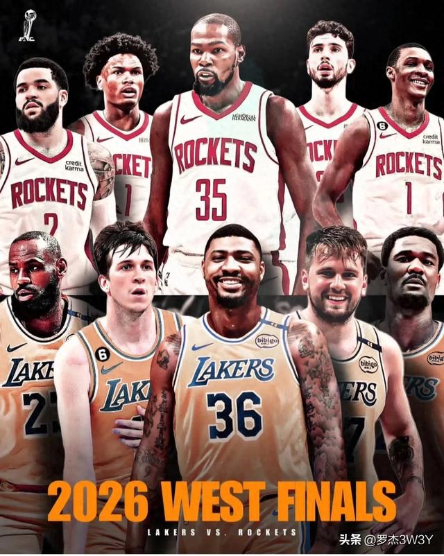 #NBA 下赛季的火箭和湖人几几开
