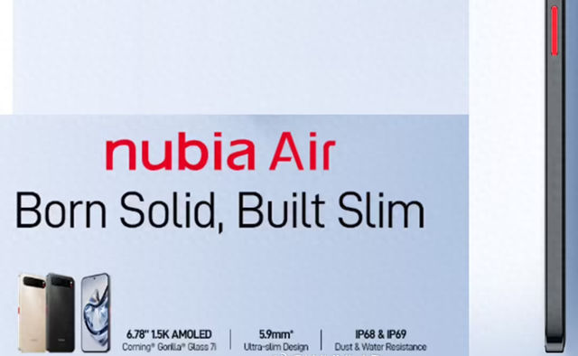 5.9mm+5000mAh，国产Air新机，有望在iPhone17Air前登场